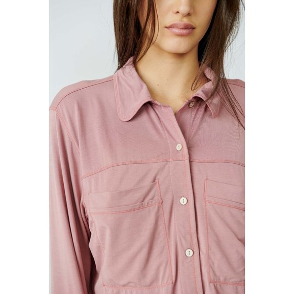 🎉LAST CHANCE🎉 FREE PEOPLE Essential Pajama Set / Red Clover - Picture 5 of 10